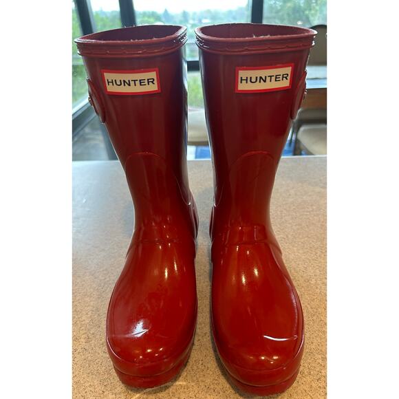Hunter boots Original Tour Short Gloss Packable Rain Boot - Picture 1 of 7